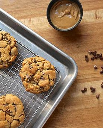 PEANUT BUTTER CHOCOLATE CHIP COOKIES