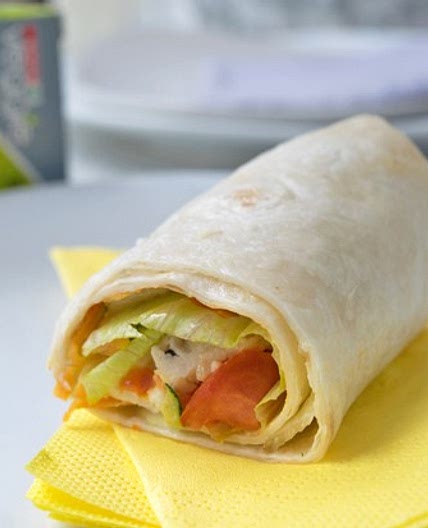 Vegane Gemüse-Tofuwraps