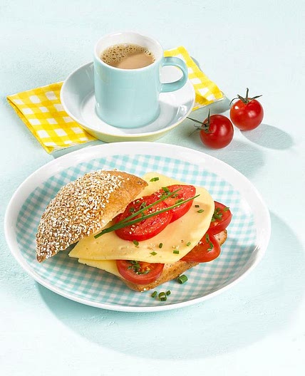Fitness-Brötchen mit Käse