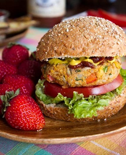 Spicy BBQ Chickpea Burgers & Lightened-Up Crispy Baked Fries – Oh She Glows