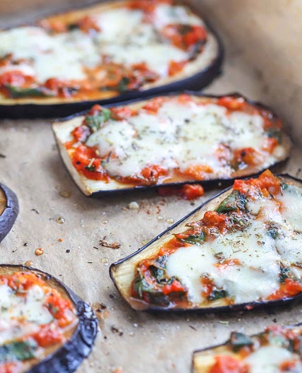 Mini Aubergine Pizza