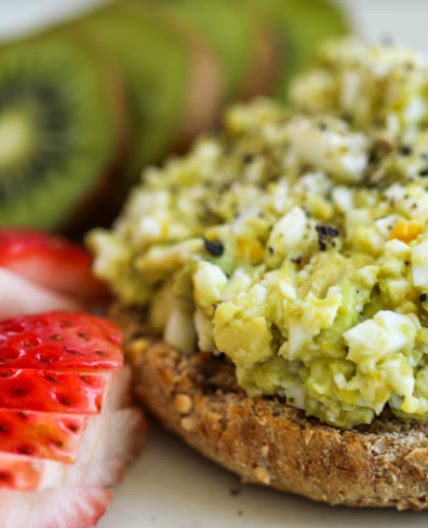 Open-Faced Egg Salad Sandwich