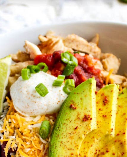 CHICKEN BURRITO BOWL
