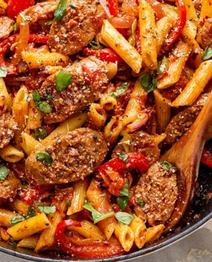 20-Minute Sausage Pasta Skillet