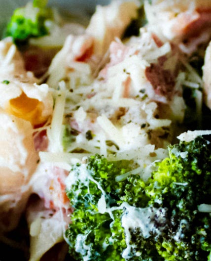 Cheesy Broccoli & Bacon Penne