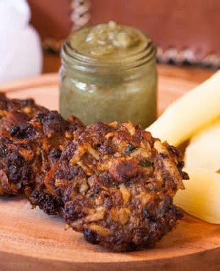 ASADITOS (BOLIVIAN CASSAVA AND BEEF FRITTERS)