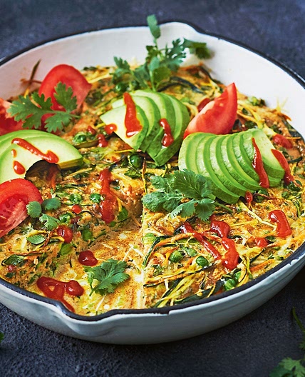 Mexican zucchini slice recipe