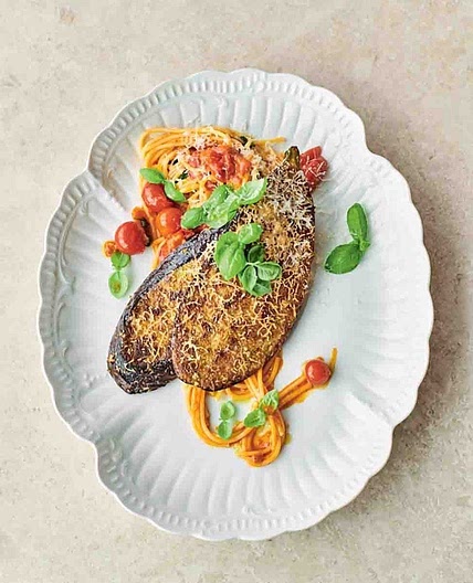 Aubergine Parmesan Milanese