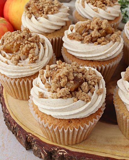 Apple Crumble Cupcakes