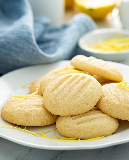 Lemon Whipped Shortbreads