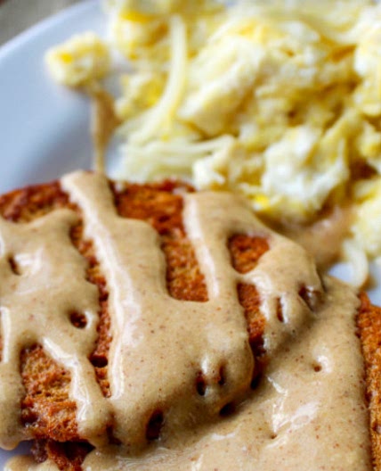 Silver Dollar Gingerbread Pancakes