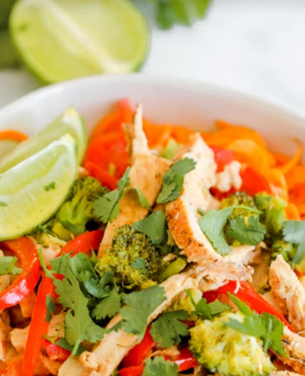 Coconut Curry with Sweet Potato Noodles