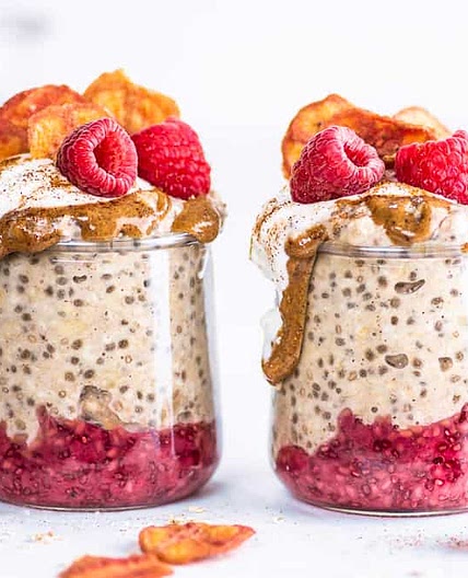 Chia Seed Banana Overnight Oats