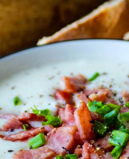 Roasted Cauliflower Soup
