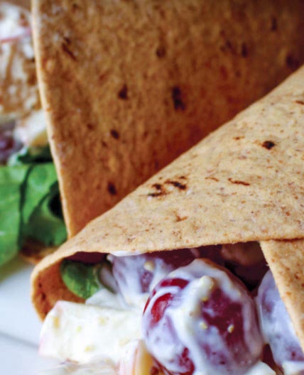 Waldorf Chicken Salad Wrap