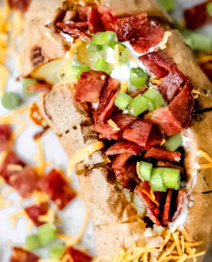Loaded Baked Sweet Potato