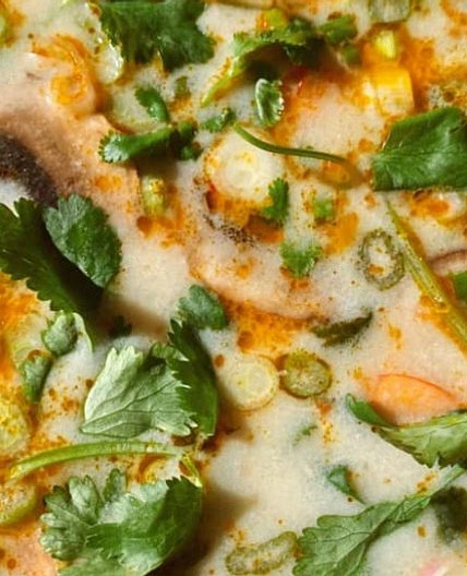 Tom Kha Soup with Shrimp