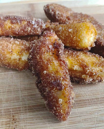 Keto Dill Pickle Halloumi Fries