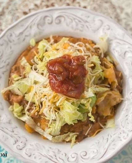 Cheesy Frito Taco Casserole