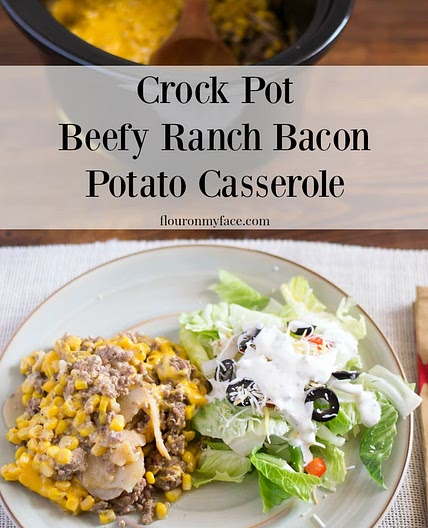 Crock Pot Beefy Ranch Potato Casserole