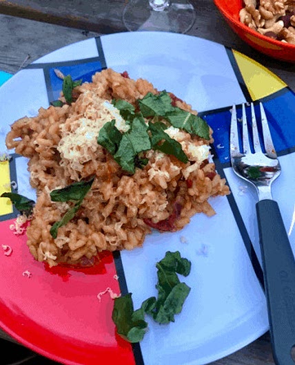 Cheesy Tomato Risotto