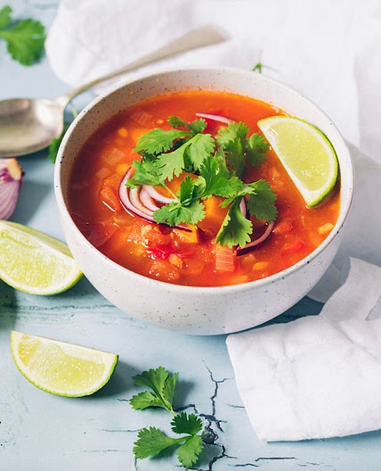 Sweet Potato Tortilla Soup