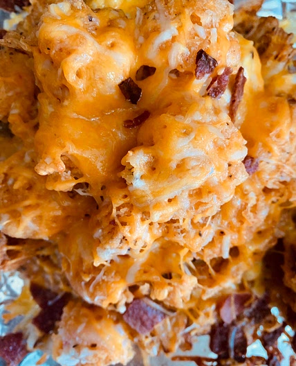 Auntie’s Seafood Blooming Onion  