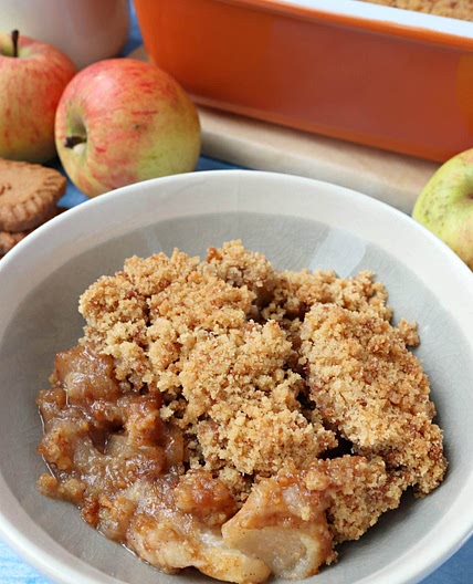 Biscoff Apple Crumble