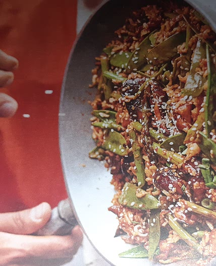 Spring Vegetables with Miso Butter and Teriyaki Rice