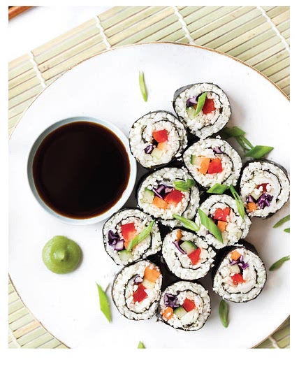 Cauliflower sushi
