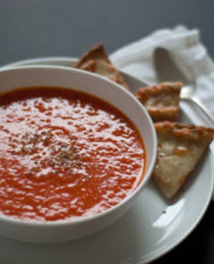 Roasted Red Pepper and Tomato Soup