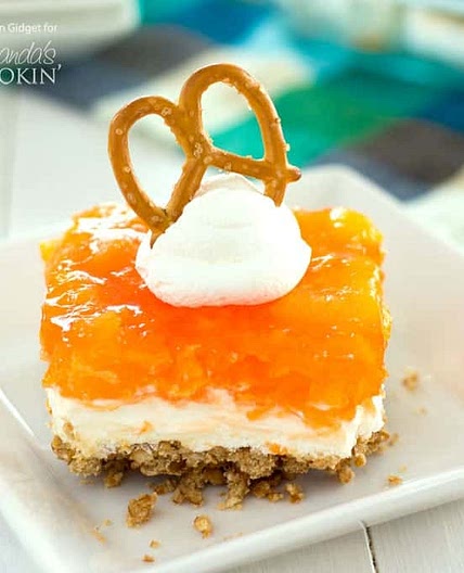 Tropical Orange Pretzel Salad