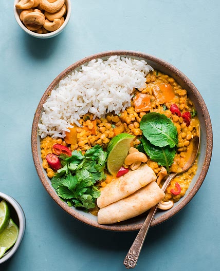 Butternut Squash Lentil Curry