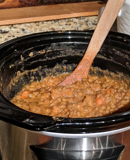 Slow Cooker Mediterranean Lentil Stew