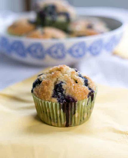 Low Fat Blueberry Muffins