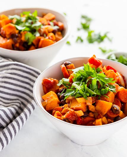 Black Bean and Sweet Potato Chili