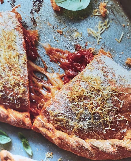 Chorizo and Rocket Calzones