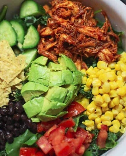 Southwest Salad with Sweet and Spicy Chicken