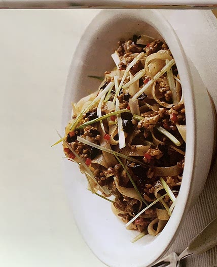 Noodles with Black Bean Pork