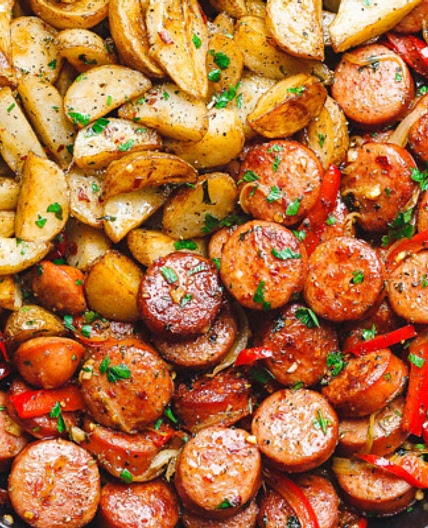 20-Minute Smoked Sausage and Potato Skillet