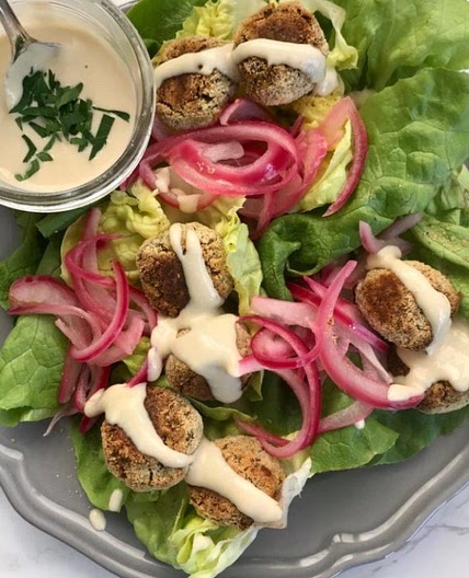 Healthy Baked Falafel