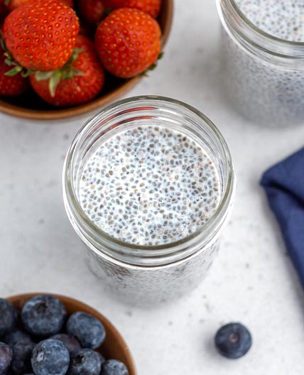4-ingredient Chia Pudding | Vegan | Gluten-Free | Easy