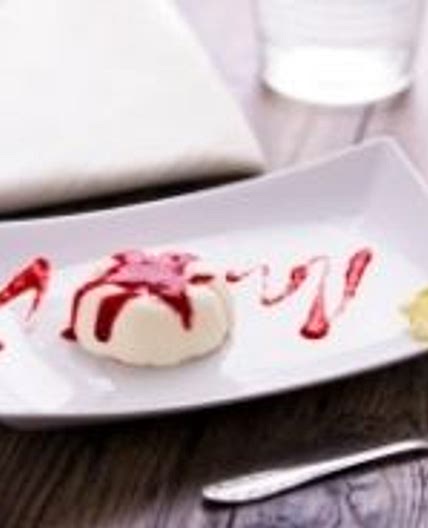 Jijona nougat panna cotta