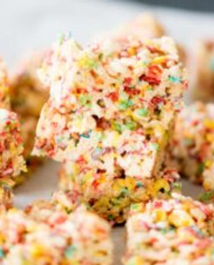 Fruity Pebbles Rice Krispie Treats
