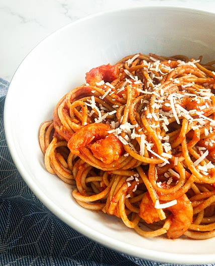 Spicy Shrimp Pasta