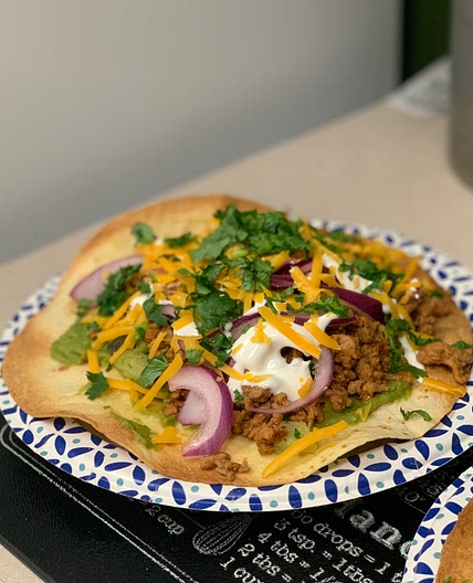 Crispy Ground Turkey Tostadas