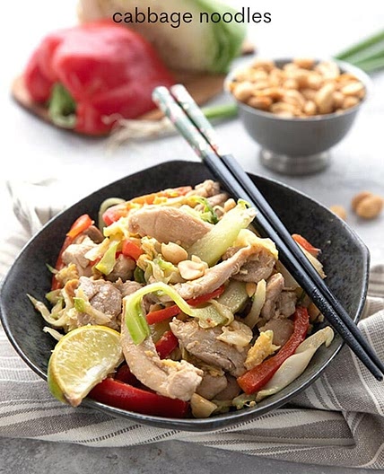 Keto Cabbage Pad Thai