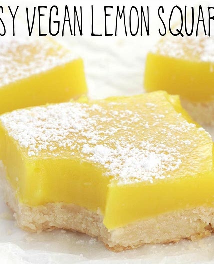 Easy Vegan Lemon Squares - It Doesn't Taste Like Chicken