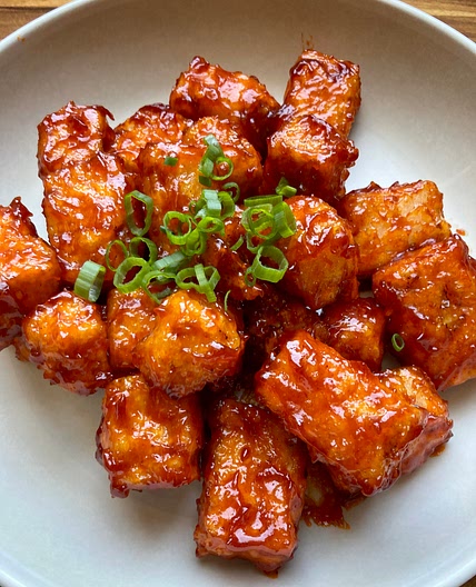 Sweet & Spicy Crunchy Tofu