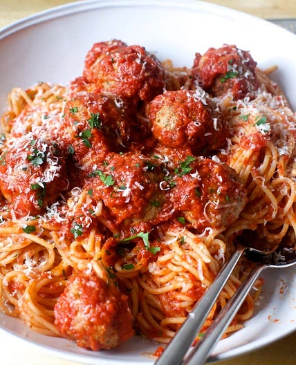 sphagetti and meatballs